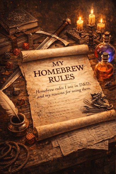 My Homebrew Rules